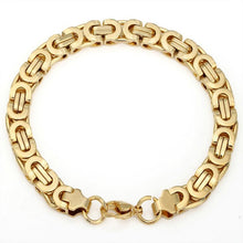 Men Bracelets Gold Chain Link Bracelet Stainless Steel Width 8mm Bracelet Y8 J4U66