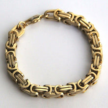 Men Bracelets Gold Chain Link Bracelet Stainless Steel Width 8mm Bracelet Y8 J4U66