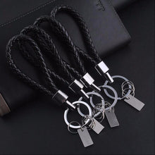 Men Faux Leather Key Chain Ring Car Keyring Gift For Men  J4U66