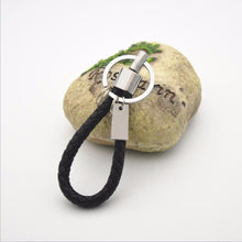 Men Faux Leather Key Chain Ring Car Keyring Gift For Men  J4U66