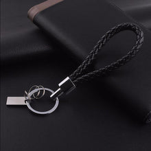 Men Faux Leather Key Chain Ring Car Keyring Gift For Men  J4U66