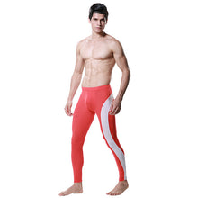 Fashion Men Modal Long Johns Pants Low Rise Pouch Trousers Thermal Underwear M L XL J4U66