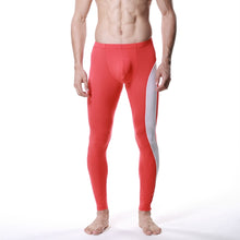 Fashion Men Modal Long Johns Pants Low Rise Pouch Trousers Thermal Underwear M L XL J4U66