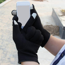 men touch screen wool gloves warm full fingers glove wrist mittens 4 colors J4U66