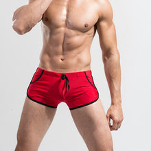 Men's Swimwear Boxers Front Tie with Pocket Super Sexy Trunks Shorts Underwear Boxers J4U66