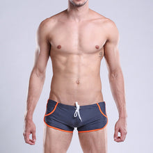 Men's Swimwear Boxers Front Tie with Pocket Super Sexy Trunks Shorts Underwear Boxers J4U66