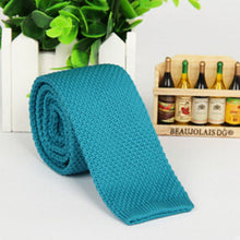 mens tie knit knitted tie necktie narrow slim skinny woven J4U66