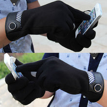 Men's Touch Screen Gloves Smartphone Tablet Full Finger Glove J4U66