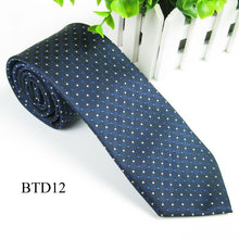 mens wedding dot tie classic jacquard woven plain skinny silk necktie J4U66