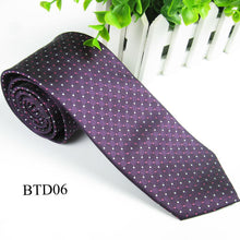 mens wedding dot tie classic jacquard woven plain skinny silk necktie J4U66