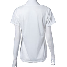 Fashion Leisure Women T Shirt Short Sleeve Beige Lace Splice V-Neck Top Ladies Casual T-Shirt J4U66