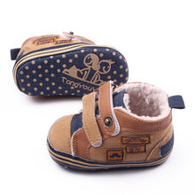 Fashion Newborn Warm Baby Boys Shoes First Walker Infants Antislip Toddler Boots J4U66