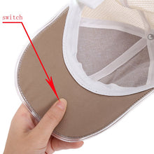 Night Fishing LED Baseball Cap Hat Light Glow Club Party Black Fabric Travel Hat Snapbacks Caps J4U66