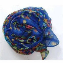 Pastoral Style Scarves Women Soft Silk Blend Floral Print Scarf Wrap Women Pretty Elegant Accessories Scarves J4U66