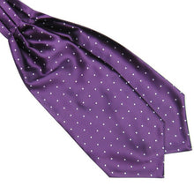 Polka Dot Men Long Silk Scarves/Cravat Ascot Ties Handkerchief Gentlemen J4U66