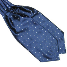 Polka Dot Men Long Silk Scarves/Cravat Ascot Ties Handkerchief Gentlemen J4U66