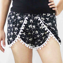 Fashion Print Short Plus Size Casual Mini Shorts irregular Women Short Pants Clothing J4U66