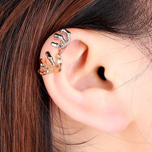 punk wind small talons modelling earrings earclip for women J4U66