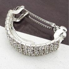 Rhinestone Four Rows of Square Hairpins Clips for Girls Women Headwear Hair Accessories Women Hairpins J4U66