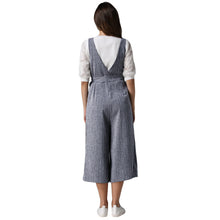 rompers womens jumpsuits contrast stripe v neck sleeveless belt wide leg pants pockets zipperclosure playsuit J4U66
