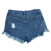 Fashion Short Jeans Women High Waist Denim Shorts Frayed HoleSuper Cool Flash Shorts S-L Pantalon Femme J4U66