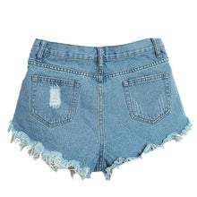 Fashion Short Jeans Women High Waist Denim Shorts Frayed HoleSuper Cool Flash Shorts S-L Pantalon Femme J4U66