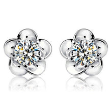 Silver Plated Ball Earrings Wild Super Flash Retro Crystal Jewelry Long Section Of Models Cute Earrings J4U66