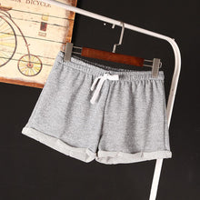 Women Shorts Elastic Waist Drawstring Elegant Beach Casual Loose Shorts J4U66