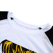 t-shirts women plus size cartoon print o neck half sleeves t-shirts women casual top blusaxxxl white J4U66