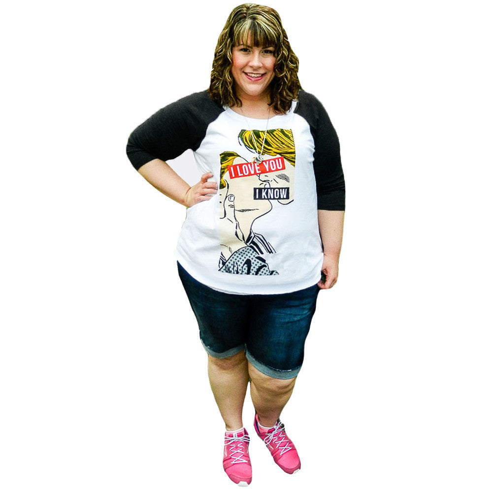 t-shirts women plus size cartoon print o neck half sleeves t-shirts women casual top blusaxxxl white J4U66