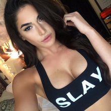 T Shirt Sports Casual Women Tank Tops Gym Fitness Jogging Letter Tank Tops Vest Blouse Lady Sleeveless Crop Tops J4U66