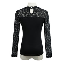 t-shirts womens lace t-shirts back hollow out tops style long sleeve woman tops tee blusa plus size women clothing J4U66