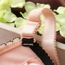 transparent women sexy bra and panty set gauze embroidery ultra thin underwear sets lace brassiere cup b J4U66