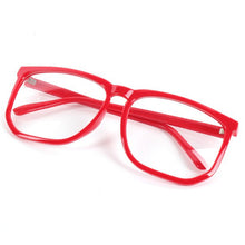Unisex Square Frame Glasseen Eyewear Clear Lens Nerd Geek Glasses J4U66