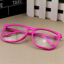 Unisex Square Frame Glasseen Eyewear Clear Lens Nerd Geek Glasses J4U66