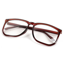 Unisex Square Frame Glasseen Eyewear Clear Lens Nerd Geek Glasses J4U66