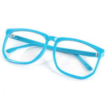 Unisex Square Frame Glasseen Eyewear Clear Lens Nerd Geek Glasses J4U66