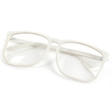 Unisex Square Frame Glasseen Eyewear Clear Lens Nerd Geek Glasses J4U66