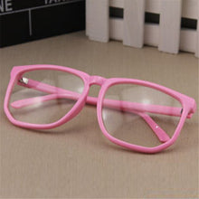 Unisex Square Frame Glasseen Eyewear Clear Lens Nerd Geek Glasses J4U66