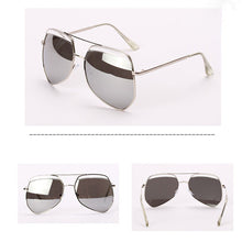 Vogue Men Unisex Colorful Mirrored Lens Sunglasseetal Frame Eyewear Sun Glasses UV400 7 Colors J4U66