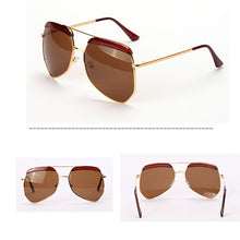 Vogue Men Unisex Colorful Mirrored Lens Sunglasseetal Frame Eyewear Sun Glasses UV400 7 Colors J4U66