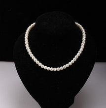 White Faux Pearl Beads Necklace Elegant Imitation Pearl Choker Necklace Women Party Jewelry 42cm J4U66