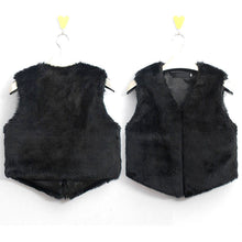 women faux fur waistcoat gilet jacket coat sleeveless outwear short vest clothing colete femme J4U66