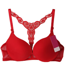 women bra front closure sexy lace racer back smooth surface push up bras for women underwear sexy lingerie bralette J4U66
