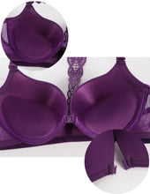 women bra front closure sexy lace racer back smooth surface push up bras for women underwear sexy lingerie bralette J4U66