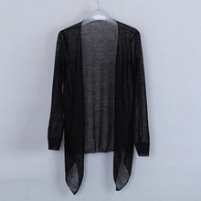 Women Cardigan Candy Color Full Sleeve Sun Protection Candy Color Crochet Knit Blouse Thin Sweater Cardigan J4U66