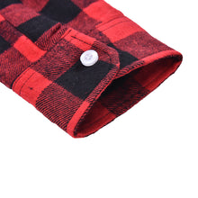 Women Casual Cotton Lapel Long-Sleeve Plaid Shirt Ladies Slim Outerwear Blouse Tops J4U66