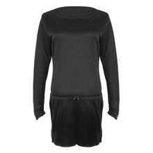 Fashion Women Casual Long Sleeve Dress Tee Pullover Evening Party Short Clubwear Dresses J4U66
