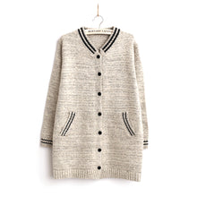 Women Casual Long Sleeve Knitted Cardigans Crochet Ladies Sweaters Women Cardigan J4U66