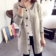 Women Casual Long Sleeve Knitted Cardigans Crochet Ladies Sweaters Women Cardigan J4U66
